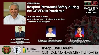 Webinar #6 | Hospital personnel safety during the COVID-19 pandemic