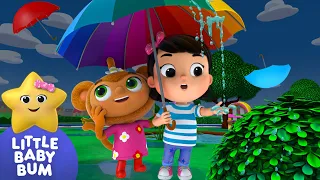 Rain Rain Go Away ⭐ Mia's Play Time! LittleBabyBum - Nursery Rhymes for Babies | LBB