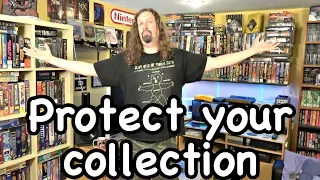 How I PROTECT & INSURE my Game Collection - Metal Jesus