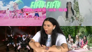 FIFTY FIFTY (피프티피프티) Higher / Lovin’ Me / Log In / Tell Me | REACTION!!