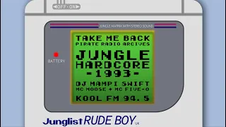 Junglist Rude Boy | Jungle Hardcore 1993 | DJ Mampi Swift + MC Moose + MC Five-O | Kool FM 94.5