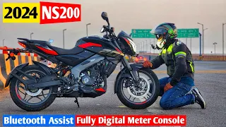 2024 New Bajaj Pulsar NS200 With Bluetooth Connectivity & slipper clutch | On Road Price | Finance