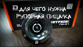 DL Audio TW-01 или Для чего нужна рупорная пищалка?