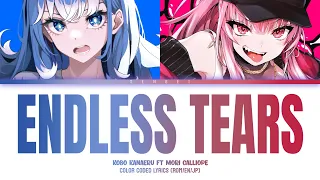 [HOLOLIVE ID] KOBO KANAERU FT. MORI CALLIOPE 'ENDLESS TEARS' CLIFF EDGE LYRICS (Color Coded Lyrics)