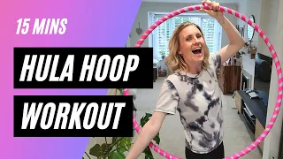 15 mins Hula Hoop Workout - beginner friendly