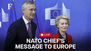 LIVE: NATO Chief Jens Stoltenberg Speaks to the EU Parliament