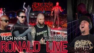 Falling In Reverse Ft. Alex Terrible & Tech N9ne RONALD live Debut at  Rockville Festival FL