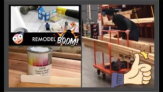 *Mobile Home Remodel- Episode 4- Paint Choice-Floor Choice- Home Depot*