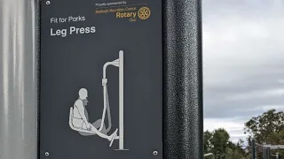 Outdoor Gym Park: Leg Press Machine