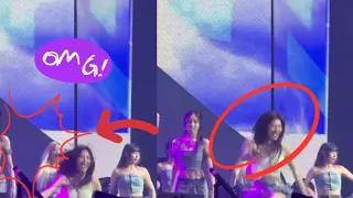 TWICE SANA SLIPPING ON THE STAGE