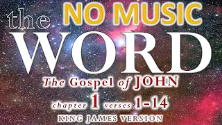 The WORD - John 1:1-14 KJV - NO MUSIC