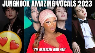 That boy can SANG😍🥹!!…. JUNGKOOK AMAZING VOCALS 2023 UPDATE! (REACTION)💜