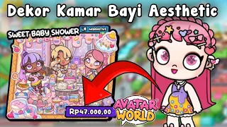 DEKOR KAMAR BAYI AESTHETIC DENGAN PAKET SWEET BABY SHOWER | AVATAR WORLD | PAZU