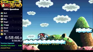 Yoshi's Island: SMW2+ Hack 2-3 100% in 2:34 - Theory TAS