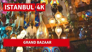 Istanbul 2022 Grand Bazaar 31 May Walking Tour|4k UHD 60fps