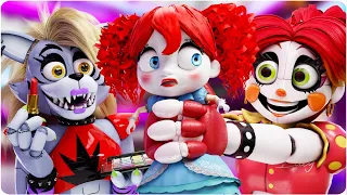 Glamrock Baby gives Poppy a new dress...!? [FNAF and Poppy Playtime Crossover Series]