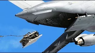 This what happen when U.S Army Planes Drop Humvees and Tank During operations