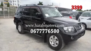 Mitsubishi Pajero 2004 model Black color available in Tanzania at Harab Motors ltd.3399