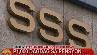 UB: Panayam kay SSS Chairman Atty. Amado Valdez