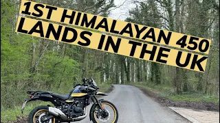 First Royal Enfield Himalayan 450 In The UK Lands At Cooperb - Walk Around, Ride, Start Up & Review