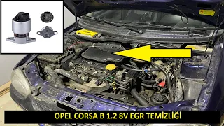 OPEL CORSA B 1.4 8V EGR VALF YERİ / TEMİZLİĞİ