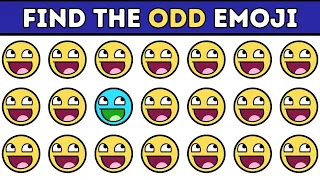 Find the Odd Emoji | Emoji Challenges | Test Your Eyes - 36