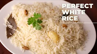 The SECRET to cooking PERFECT White Rice...FLUFFY!