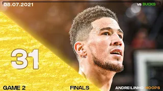 Devin Booker Full Highlights vs Bucks G2 NBA Finals ● 31 POINTS! ● 08.07.2021 ● 60 FPS