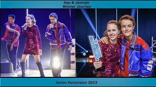 Sep & Jasmijn's Junior Songfestival journey | The Netherlands JESC 2023 |