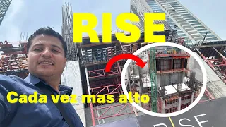 RISE Avance de la construcción del edificio mas alto de MÉXICO