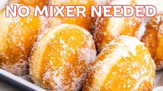 Fluffy Homemade Doughnuts From Scratch Without A Mixer