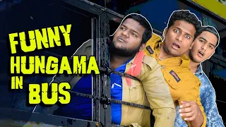 Funny People Hungama In Bus | Hyderabadi Comedy | Warangal Hungama