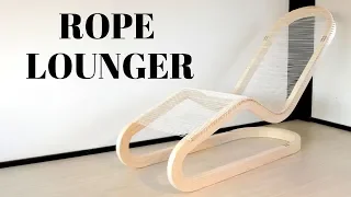 Making a Rope Lounger Chair - Bent Lamination