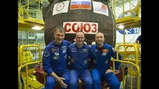 Экипажи МКС-52/53 провели первую «примерку» корабля «Союз МС-05»