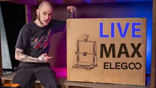 Neptune 3 MAX - LIVE Unboxing! - BIG 3D Printer!