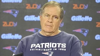 Bill Belichick Shows up to Press Conference with Black Eye