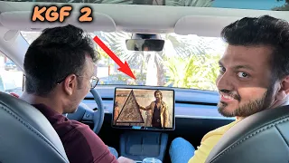 Meeting Arpit & Watching KGF 2 on Tesla! (Failed)