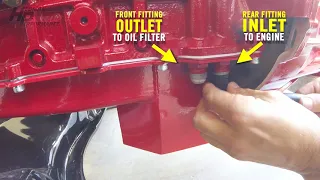 Oil Filter Relocation kit for Aftermarket LS Engine Swap Oil Pans