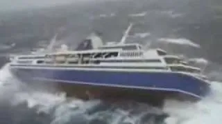 Extreme Rough Sea - Cruiser Roll Motions