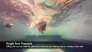 One Arm Freestyle Rotation Drill with Chloe Sutton