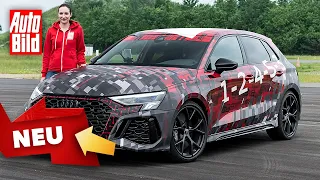 Audi RS 3 (2021) | Driftmodus macht RS 3 zum Quertreiber | Erlkönig-Vorstellung mit Katharina Berndt