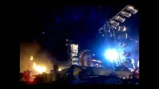 Pyro Behind the scenes of  Rammstein,  "Mein Land" video
