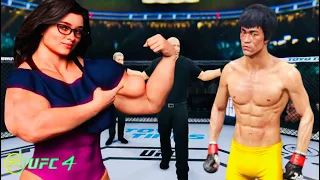 PS5 | Bruce Lee vs. Stronger Mia [EA Sport UFC 4]