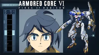 How I made Mikazuki and Gundam Barbatos in Armored Core 6 Customization