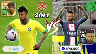 Who is The BEST? Neymar Premium Card or Base Card - eFootball Pes 2023 Mobile