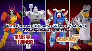 Transformers Ultimates Wave 2 (Set of 4) - TRANSFORMERS / SUPER7