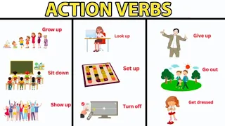 Action Verbs | Action Verbs in English with Pictures For Kids