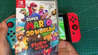 [UNBOXING] SUPER MARIO 3D WORLD + FURY WORLD First Unboxing Video in the World! Switch 2021 #ASMR