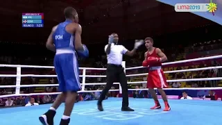 (52kg) QUIROGA Ramon (ARG) vs MARTE DE LA ROSA Rodrigo (DOM) PanAmerican Games Lima 2019