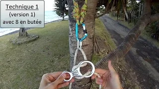 Techniques de débrayables en canyoning